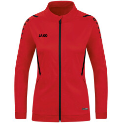JAKO Challenge Polyesterjacke Damen rot/schwarz 34