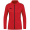 JAKO Challenge Polyesterjacke Damen rot/schwarz 40