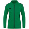JAKO Challenge Polyesterjacke Damen sportgrün/schwarz 44