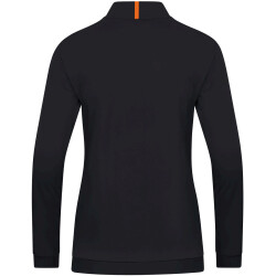 JAKO Challenge Polyesterjacke Damen schwarz/neonorange 34