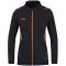 JAKO Challenge Polyesterjacke Damen schwarz/neonorange 36