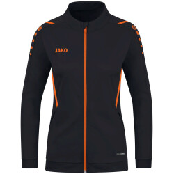 JAKO Challenge Polyesterjacke Damen schwarz/neonorange 40