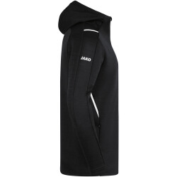 JAKO Challenge Kapuzenjacke schwarz meliert/weiß 3XL