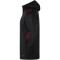 JAKO Challenge Kapuzenjacke schwarz meliert/rot 4XL
