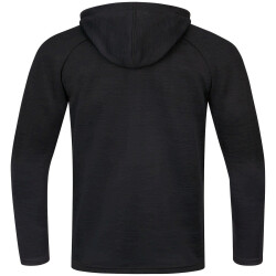 JAKO Challenge Kapuzenjacke Kinder schwarz meliert/citro 128