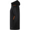 JAKO Challenge Kapuzenjacke Kinder schwarz meliert/neonorange 128