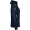 JAKO Challenge Kapuzenjacke Damen marine meliert/neongelb 44