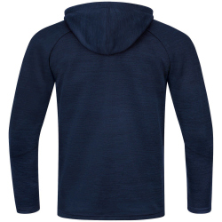 JAKO Challenge Kapuzenjacke marine meliert/neongelb XL