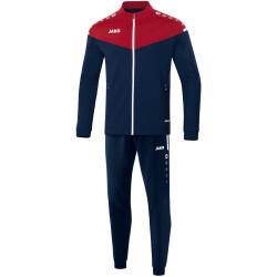 JAKO Champ 2.0 Trainingsanzug Polyester marine/chili rot 116