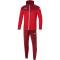 JAKO Champ 2.0 Trainingsanzug Polyester mit Kapuze rot/weinrot L