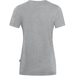 JAKO Organic T-Shirt Stretch Damen hellgrau meliert 34