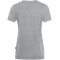 JAKO Organic T-Shirt Stretch Damen hellgrau meliert 46