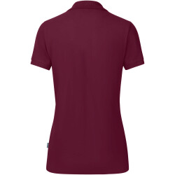 JAKO Organic Poloshirt Damen maroon 34