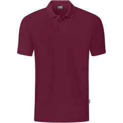 JAKO Organic Poloshirt maroon S