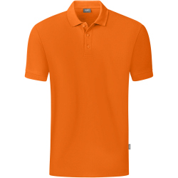 JAKO Organic Poloshirt orange S