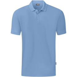 JAKO Organic Poloshirt eisblau L
