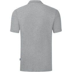 JAKO Organic Poloshirt hellgrau meliert 116