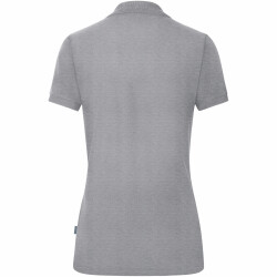 JAKO Organic Poloshirt Damen hellgrau meliert 34