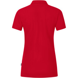 JAKO Organic Poloshirt Stretch Damen rot 34