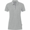 JAKO Organic Poloshirt Stretch Damen hellgrau meliert 34