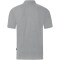 JAKO Organic Poloshirt Stretch hellgrau meliert 3XL