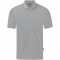 JAKO Organic Poloshirt Stretch hellgrau meliert 4XL