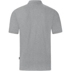 JAKO Organic Poloshirt Stretch hellgrau meliert L