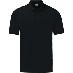 JAKO Organic Poloshirt Stretch schwarz 3XL
