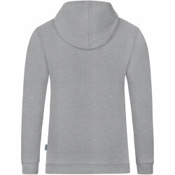 JAKO Organic Hoodie hellgrau meliert 5XL