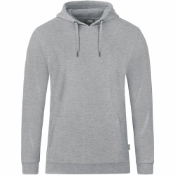 JAKO Organic Hoodie hellgrau meliert S