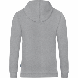 JAKO Organic Hoodie hellgrau meliert S