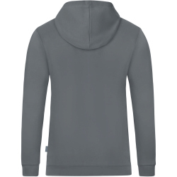 JAKO Organic Hoodie steingrau S