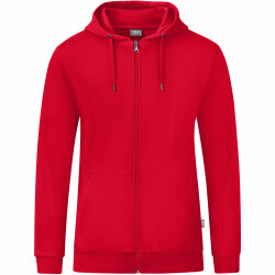 JAKO Organic Kapuzenjacke Damen rot 34
