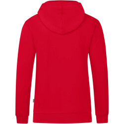 JAKO Organic Kapuzenjacke Damen rot 34