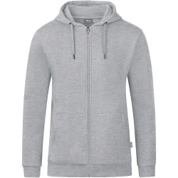 JAKO Organic Kapuzenjacke hellgrau meliert 3XL
