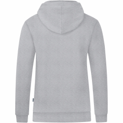 JAKO Organic Kapuzenjacke hellgrau meliert 5XL
