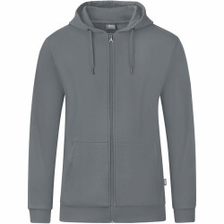 JAKO Organic Kapuzenjacke steingrau M