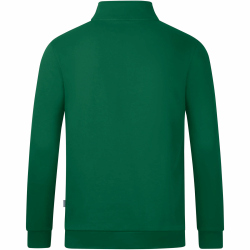 JAKO Organic Sweatshirt mit 1/4-Rei&szlig;verschluss gr&uuml;n M