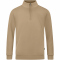 JAKO Organic Sweatshirt mit 1/4-Rei&szlig;verschluss sand 5XL