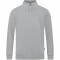 JAKO Organic Sweatshirt mit 1/4-Reißverschluss hellgrau meliert 3XL