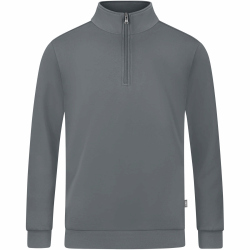 JAKO Organic Sweatshirt mit 1/4-Rei&szlig;verschluss...