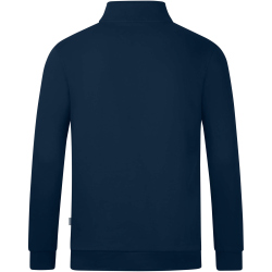 JAKO Organic Sweatshirt mit 1/4-Rei&szlig;verschluss marine M