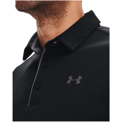 UNDER ARMOUR Tech Poloshirt Herren 001 - black/graphite/graphite M