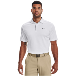 UNDER ARMOUR Tech Poloshirt Herren 100 - white/graphite/graphite M