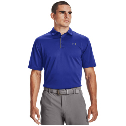 UNDER ARMOUR Tech Poloshirt Herren 400 - royal/graphite/graphite M