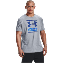 UNDER ARMOUR GL Foundation T-Shirt Herren 036 - steel light heather/versa blue/american blue L