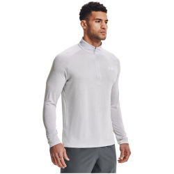 UNDER ARMOUR Tech 2.0 Sweatshirt mit 1/2-Zip 014 - halo gray/white M