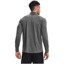 UNDER ARMOUR Tech 2.0 Sweatshirt mit 1/2-Zip 090 - carbon heather/black L