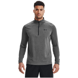UNDER ARMOUR Tech 2.0 Sweatshirt mit 1/2-Zip 090 - carbon heather/black M