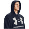 UNDER ARMOUR Rival Fleece Big Logo Hoodie Herren 410 - midnight navy/onyx white XL